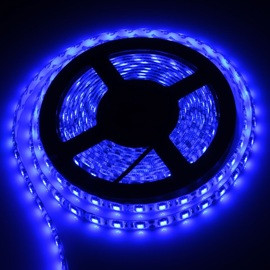 Светодиодная лента LED, открытая, 10мм, IP33, SMD 5050, 60 LED/m, 12V, синяя