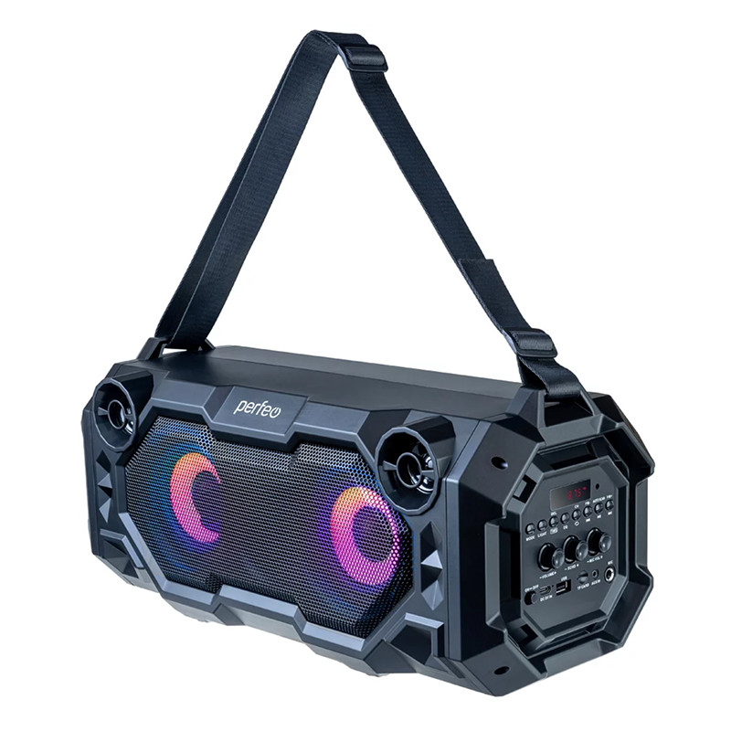 Портативная акустика Perfeo ПАС ”BEAR” 36W EQ, MP3 USB-microSD, AUX, FM, JACK, TWS Черный + бп микр