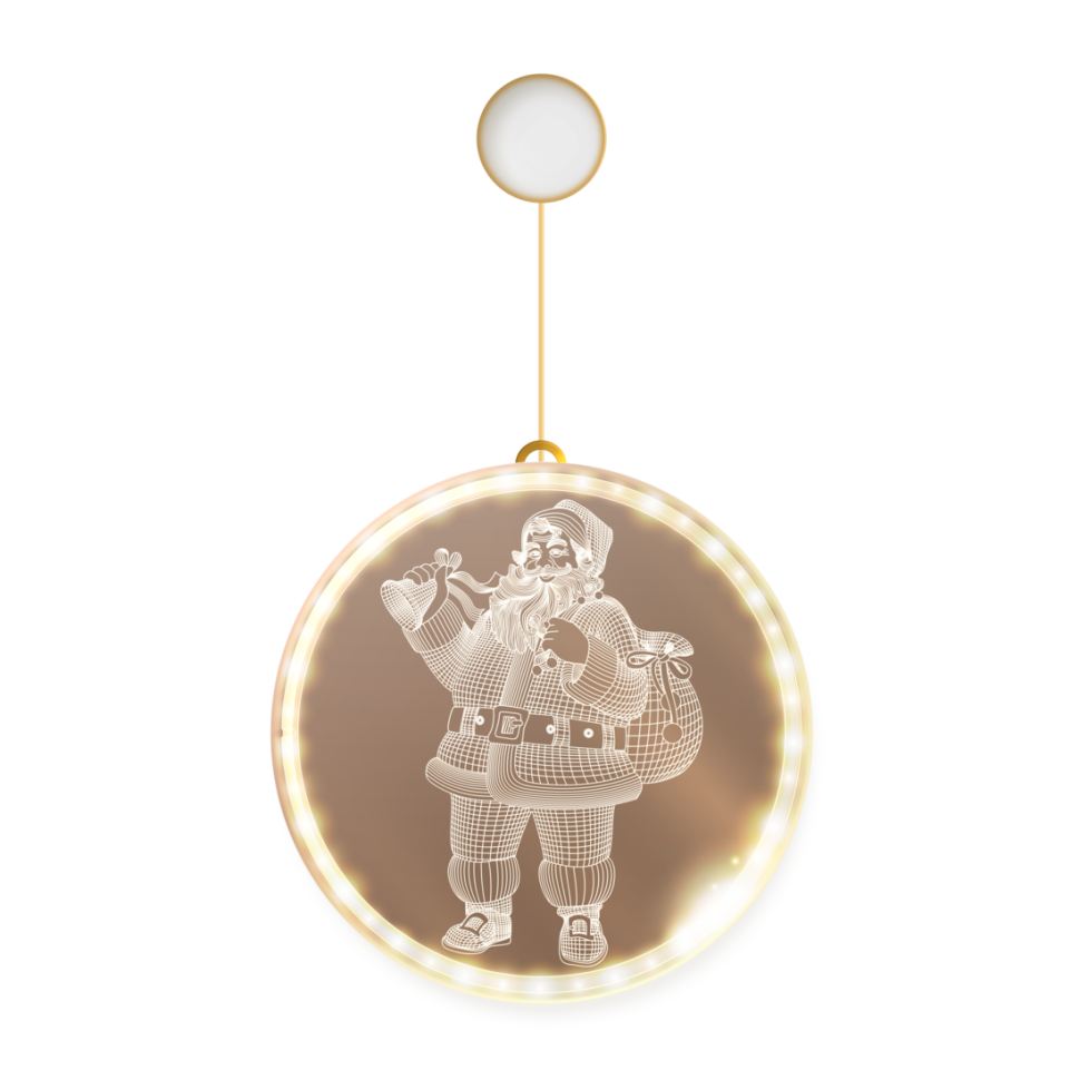 Рождественский светильник автономный SANTA 3D ROUND, REV Ritter Рождественский светильник автономный SANTA 3D ROUND, REV Ritter