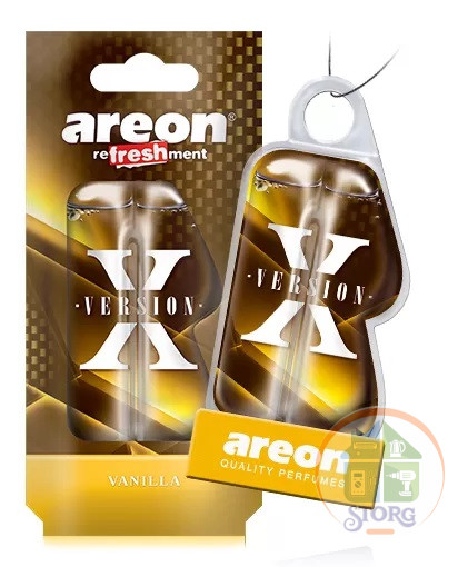 Ароматизаторы для автомобиля AREON "REFRESHMENT LIQUID X-Ver: Vanilla