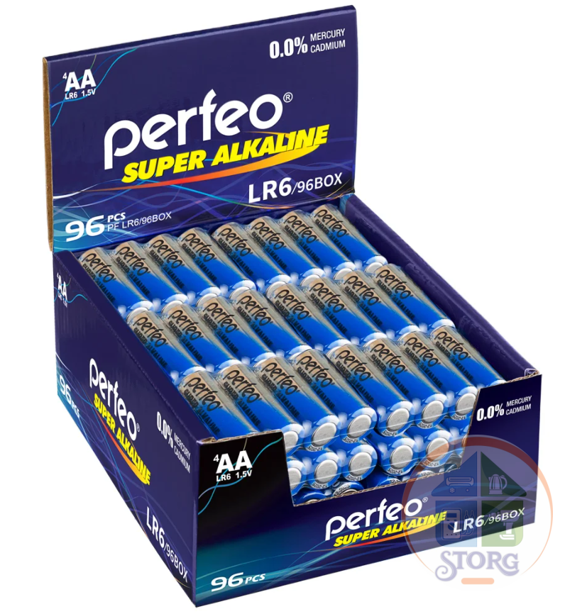 Элемент питания Perfeo LR6/96BOX Super Alkaline