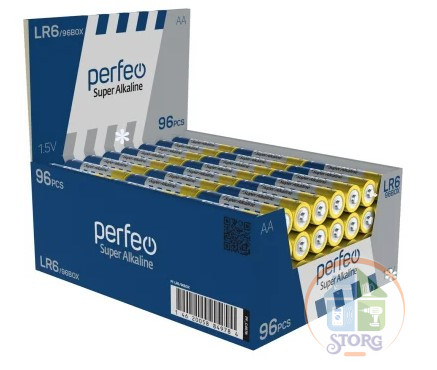 Элемент питания Perfeo LR6/96BOX Super Alkaline