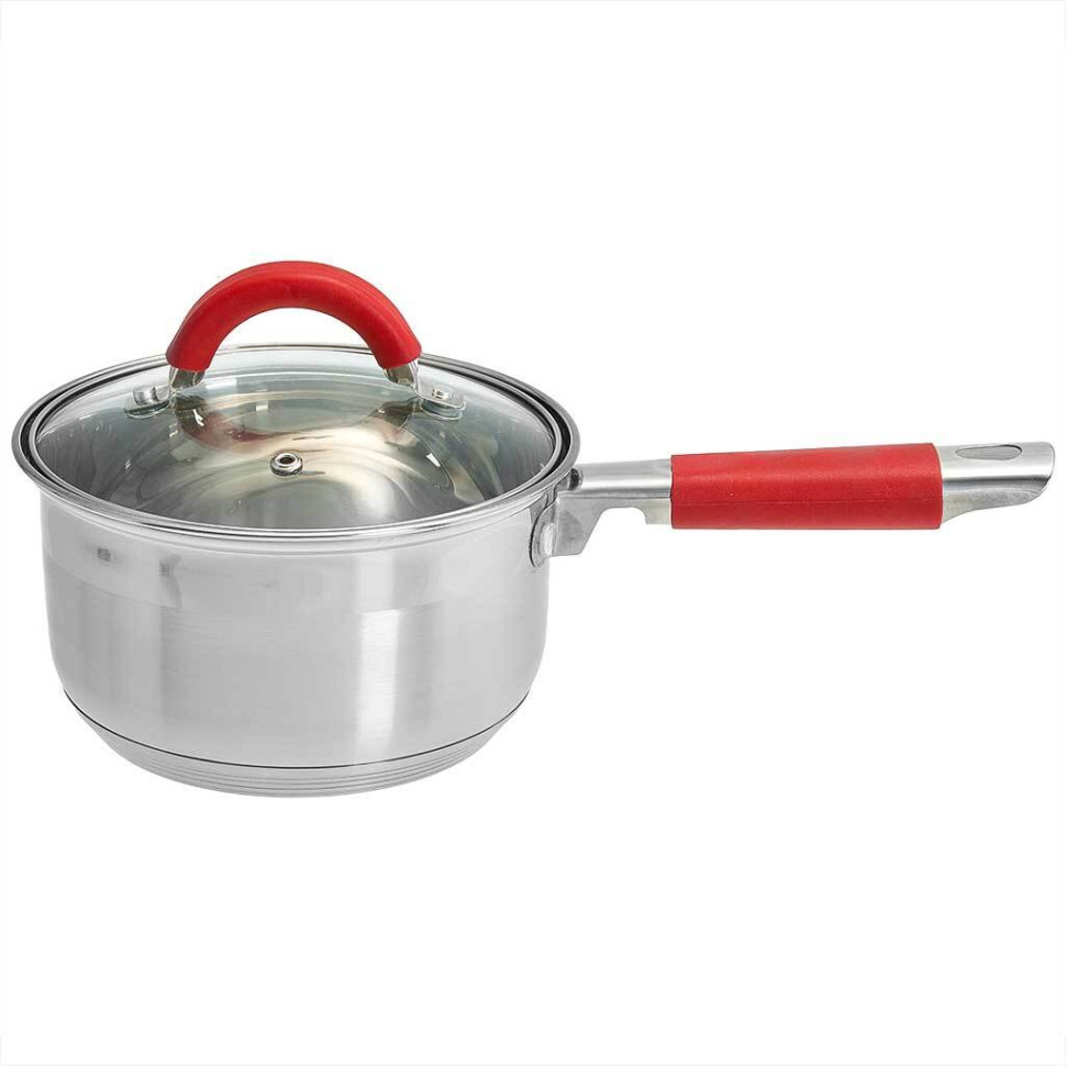 Ковш WEBBER BE-345/2 (Объем 2.1л; Диаметр 9.5см; Высота 16см; Нерж.сталь; Капсул.индукц.дно)