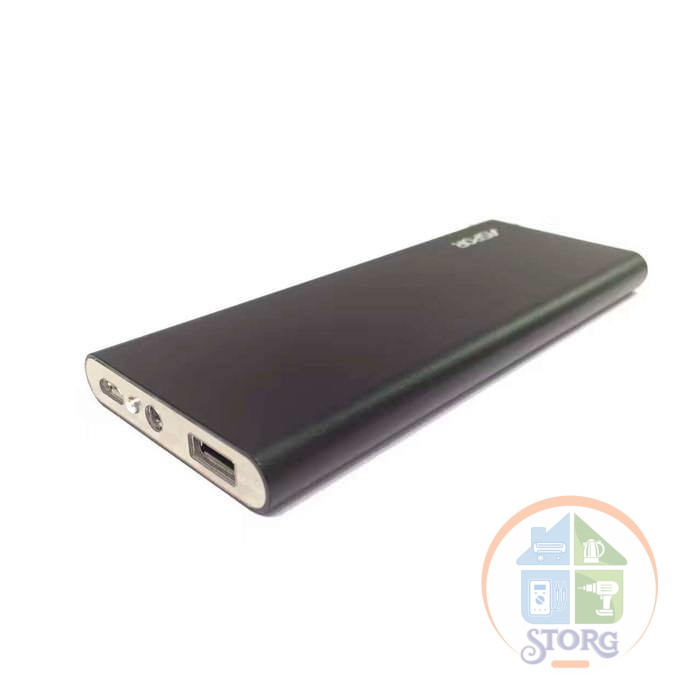Аккумулятор внешний резервный Aspor A373 Алюминий 6000 mAh черный
