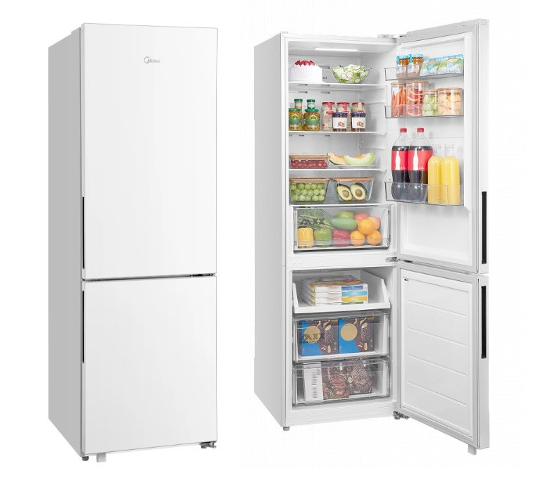 Холодильник Midea MDRB548MMF01, 279л/134л, мороз.внизу, инверт., 8 кг/сутки, No Frost, 59,5х185х67см Холодильник Midea MDRB548MMF01, 279л/134л, мороз.внизу, инверт., 8 кг/сутки, No Frost, 59,5х185х67см
