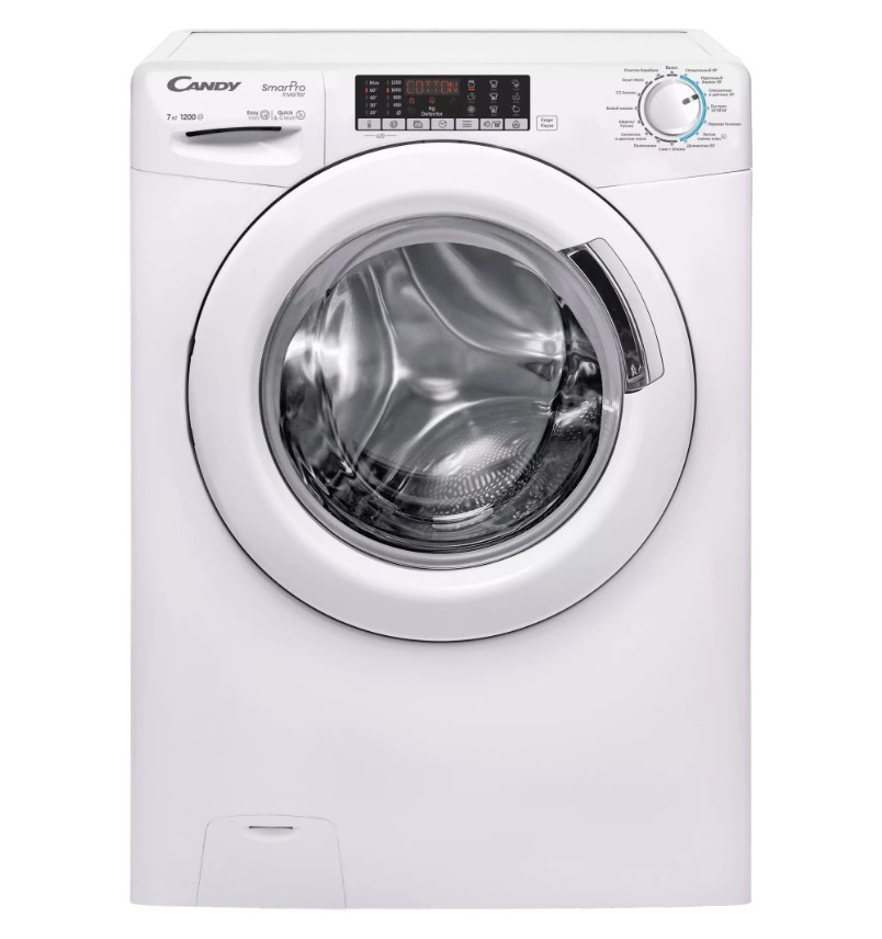 Стиральная машина CANDY CSO4 276TWM-07, Белый, 7кг, инверт. мотор, пар, 17 реж., 60х85х45.4 Стиральная машина CANDY CSO4 276TWM-07, Белый, 7кг, инверт. мотор, пар, 17 реж., 60х85х45.4
