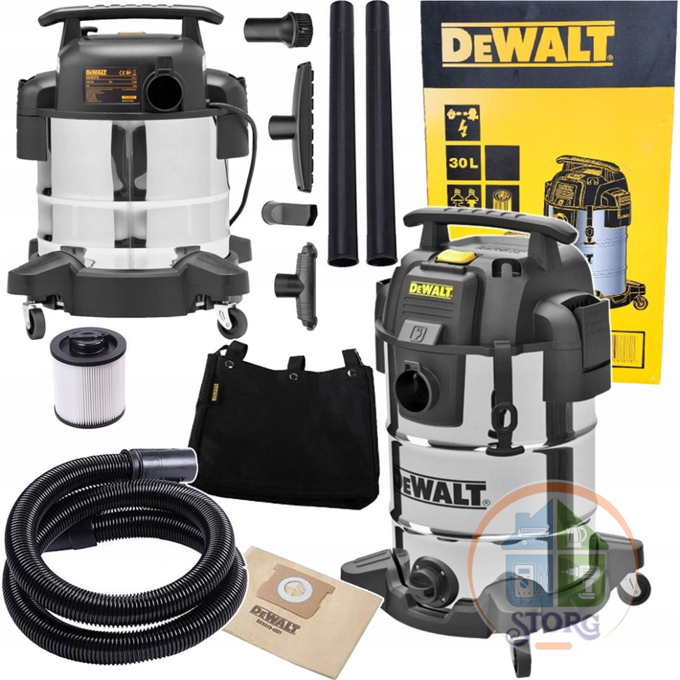 Пылесос строительный DEWALT DXV 30 SAPTA-QT 30L, 1050 Вт