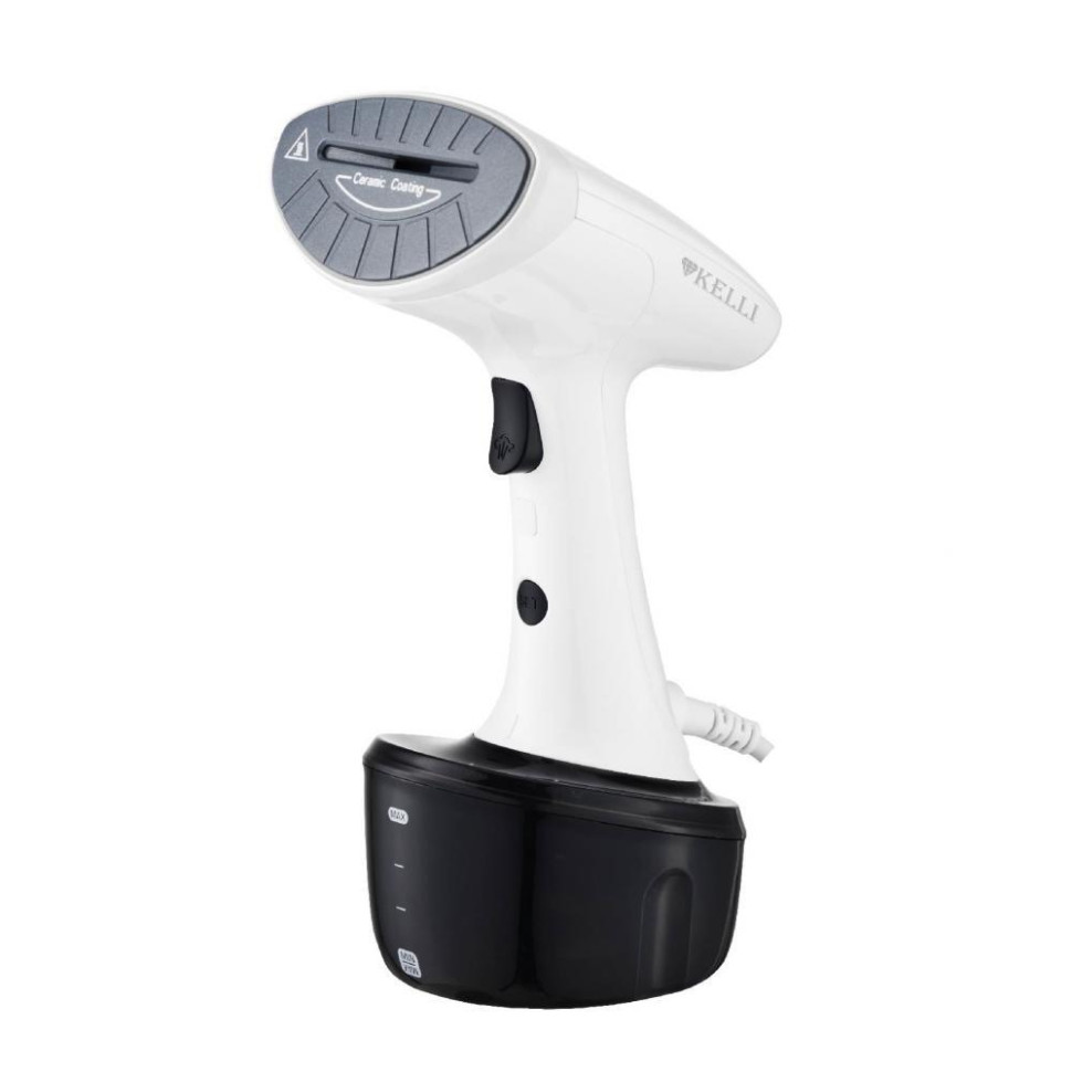 Отпариватель ручной KELLI КL-308Черн, Черный, 2400Вт, объем 350мл