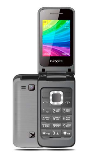 Мобильный телефон teXet TM-204 антрацит