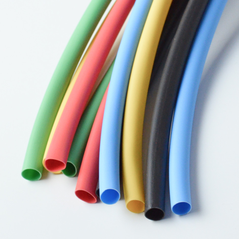 Трубка термоусадочная с клеевым слоем SPARTUM (коэфф. усадки=3:1) O7.9мм, 1000мм Цветные (уп.10шт)