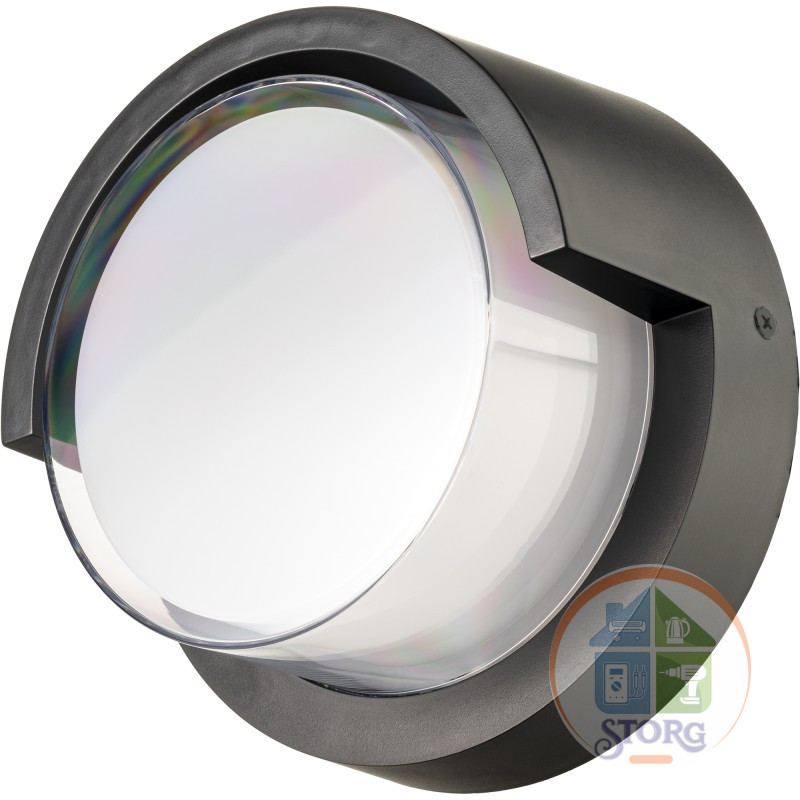 Светильник настенный накладной NUOVO LED 165x165x86 6Вт, 4200К IP 54 черный 24785 6 duwi