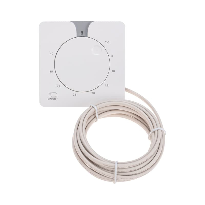 Терморегулятор механический REXANT R5XT 3,5кВт, с LED-индикатором, белый