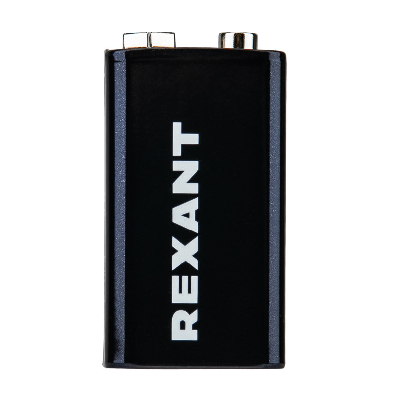 Элемент питания "Крона" REXANT 6LR61/1BL, 9В, алкалиновая