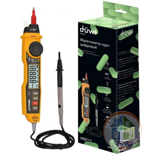 Мультиметр-пробник цифровой в форме щупа M8211 PROFI, duwi