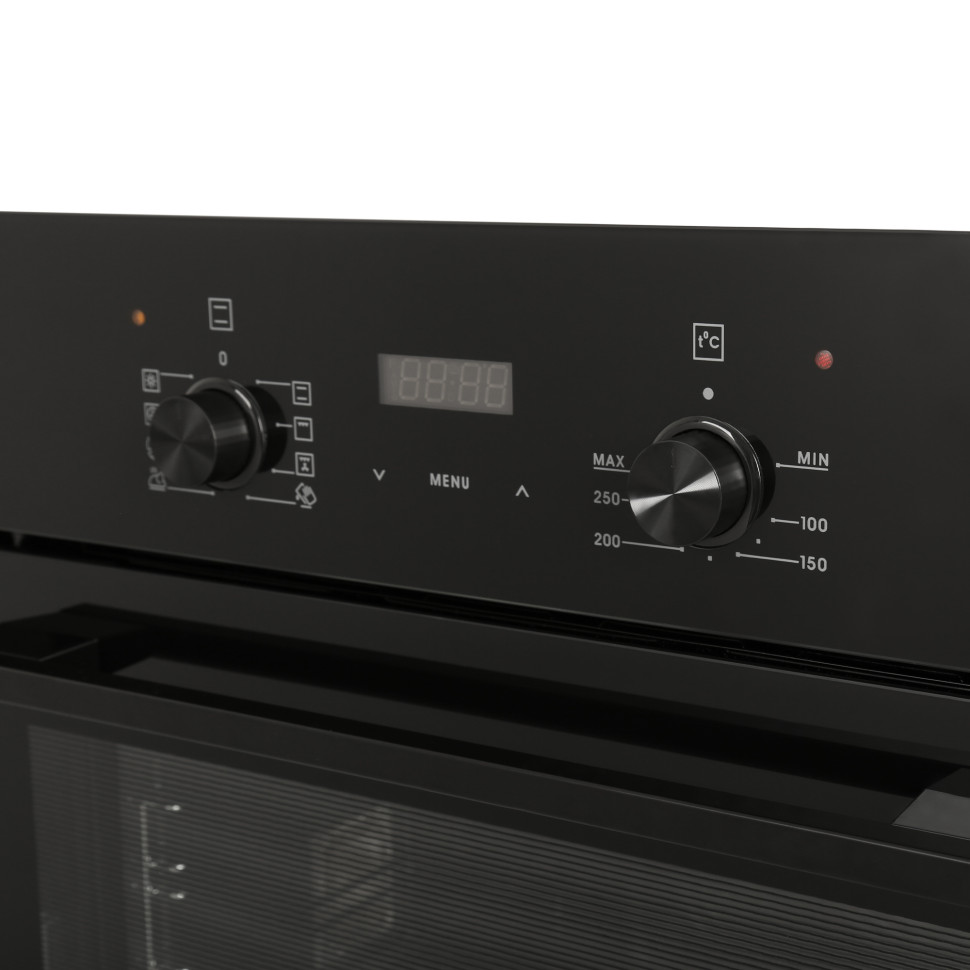 Встраиваемый духовой шкаф GEFEST ЭДВ ДА 622-02 РА1S, черн., 55л, 275°C, 59,5х59,8х56,5