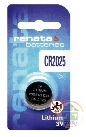 Элемент питания RENATA CR2025/1BL
