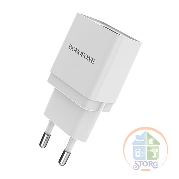 СЗУ BOROFONE BA19A 5V1A 1USB Nimble port charger(EU) (white)