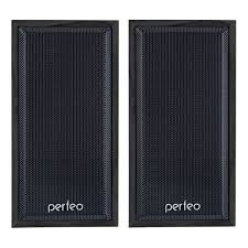 Perfeo колонки "CABINET" 2.0, мощность 2х3 Вт (RMS), чёрн дерево, USB