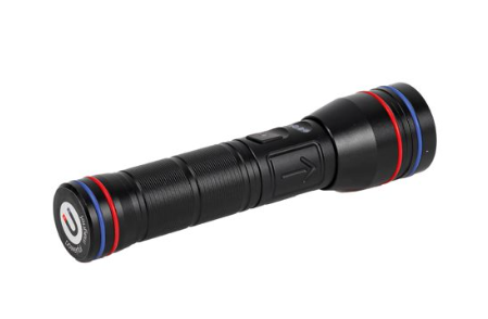 Ручной фонарь прожектор Лазерный диод 25w ИСКРА IR-231 1 Режим свеч., Встроенный PowerBank, Магнит