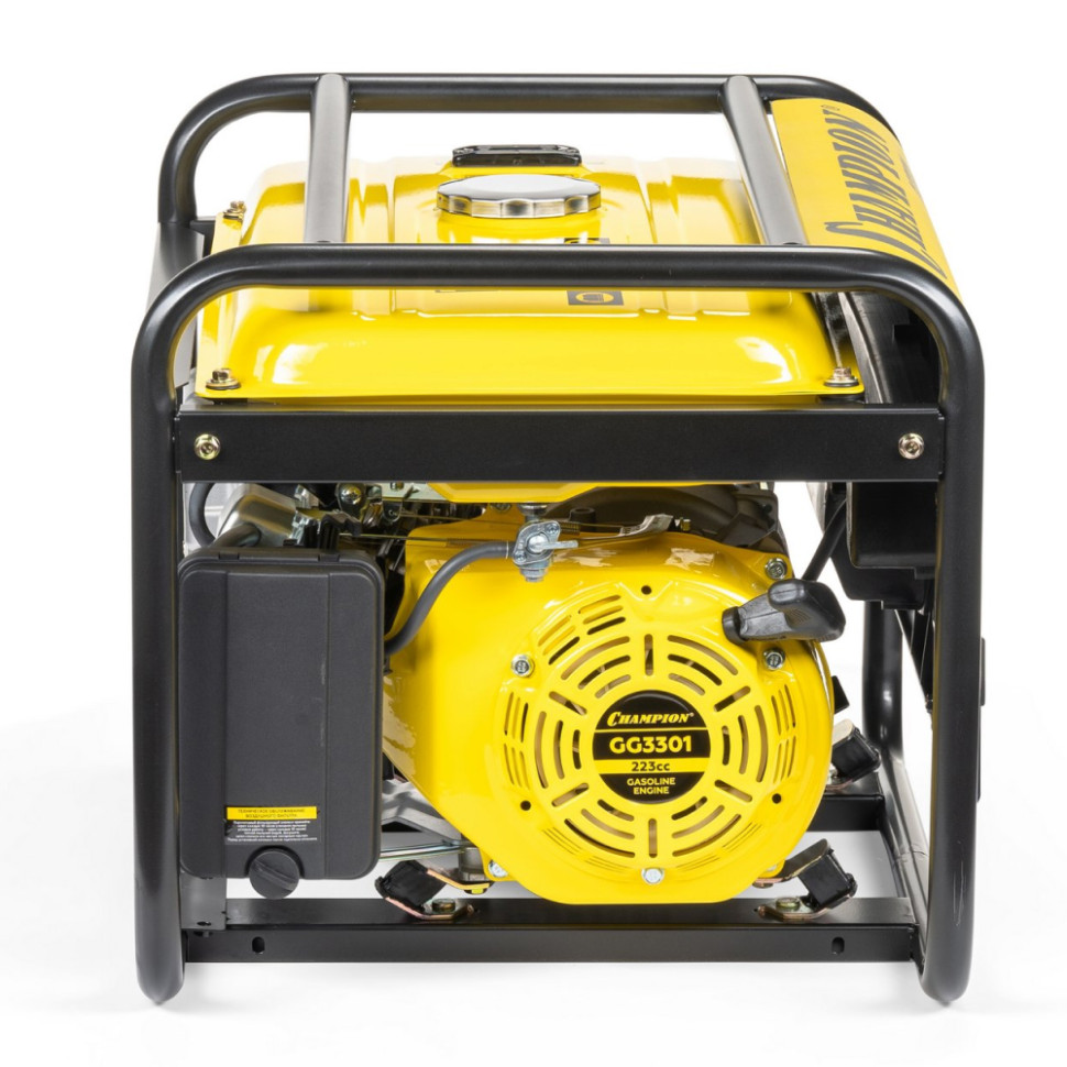 Генератор бензиновый Champion GG3301 (2.8/3.1кВт, 220В, 4-такт., ручной, AVR, бак 16л)