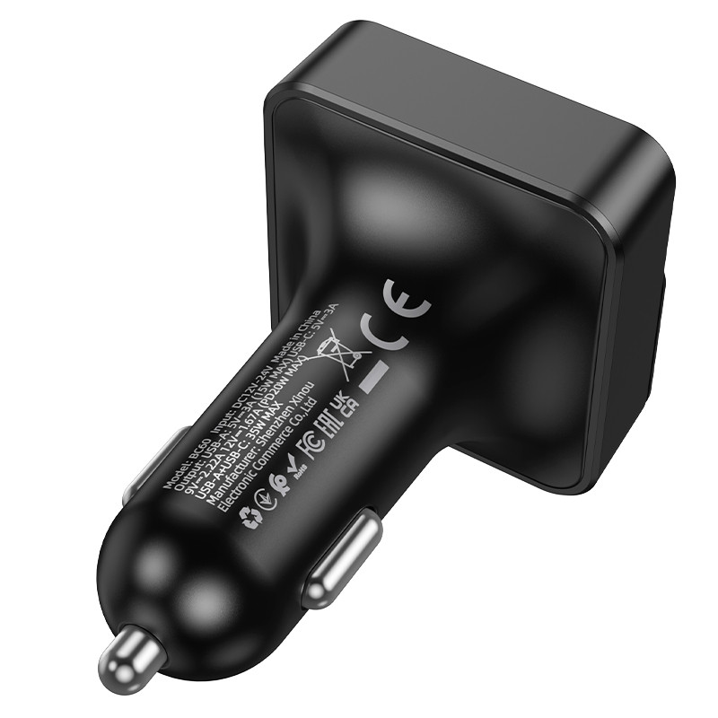 АЗУ Bluetooth FM-Трансмиттер BOROFONE BC60 Hero 35W(1A1C) car BT FM transmitter