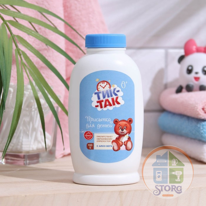 Присыпка"ТИК-ТАК"  для детей 100 гр. 6897602