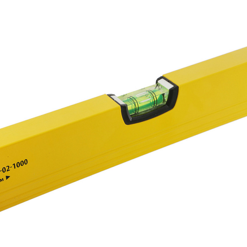 Уровень алюминиевый Hanskonner HK2015-02-1000, 1000мм,3 колбы,усил,фрезеров.,двойной обзор, 0,5мм/м