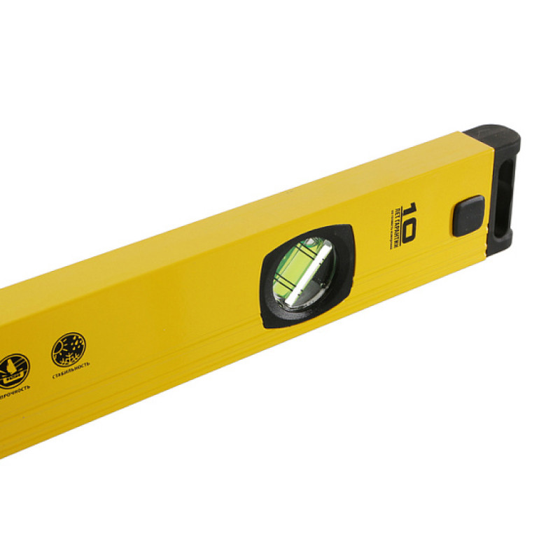 Уровень алюминиевый Hanskonner HK2015-02-1000, 1000мм,3 колбы,усил,фрезеров.,двойной обзор, 0,5мм/м