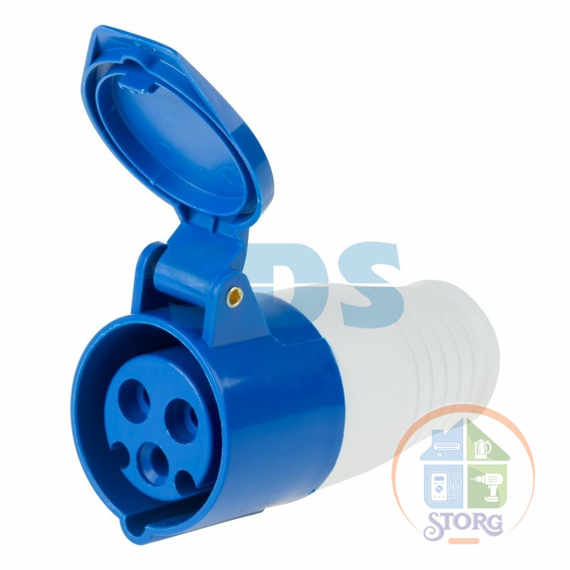 Розетка 213 переносная 2Р+РЕ 16А 220В IP44 REXANT