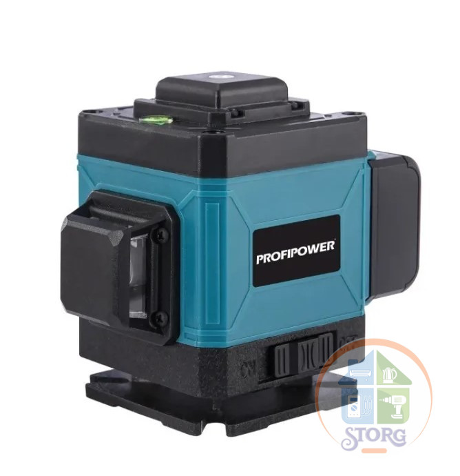 Лазерный нивелир ProfiPower NL5912G (12 лучей, лазера - зеленый, Li-ion - 1шт., Пульт Д.У. кейс)