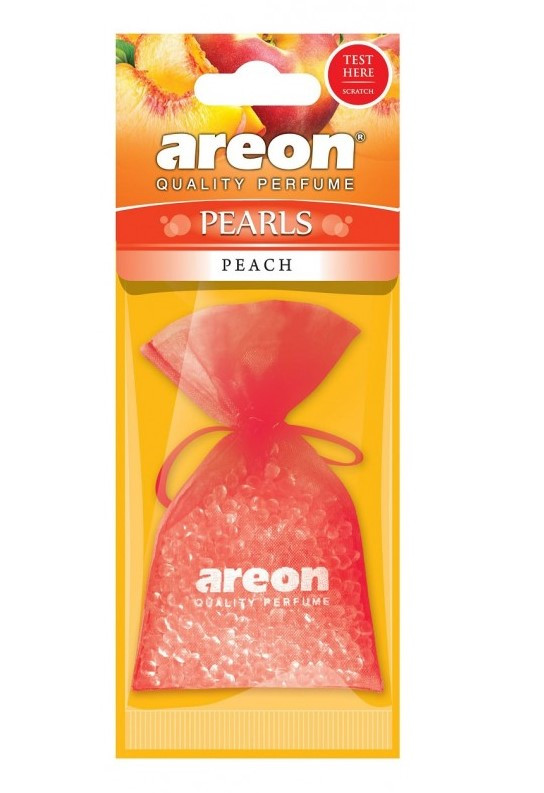 Ароматизаторы для автомобиля AREON "PEARLS" PEACH