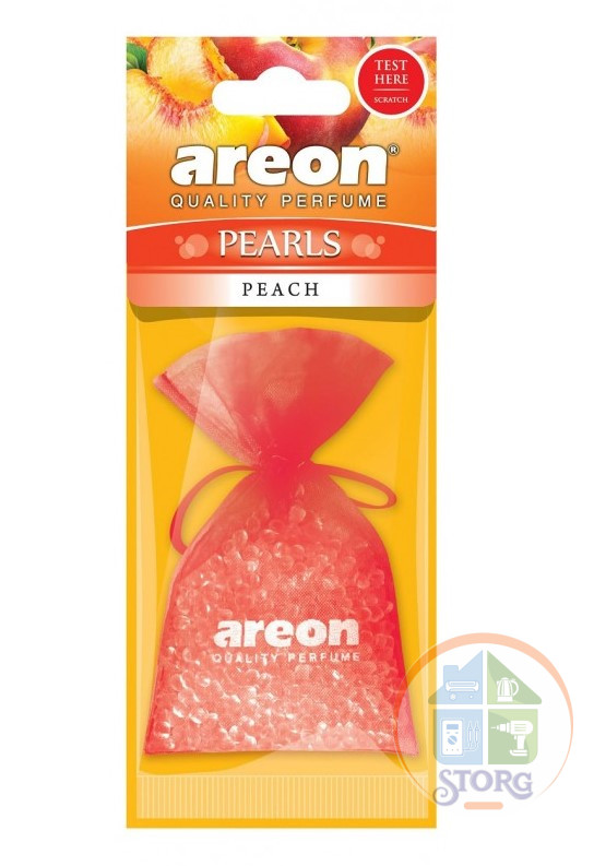 Ароматизаторы для автомобиля AREON "PEARLS" PEACH