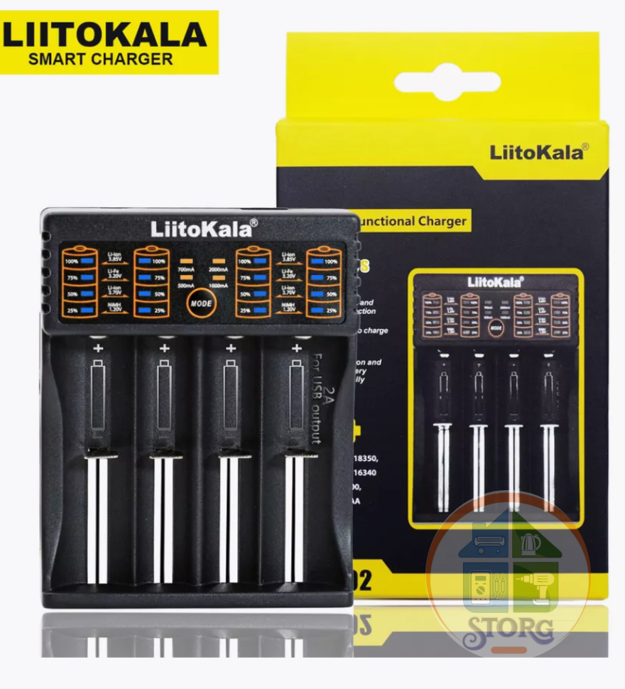 Зарядное устройство Liitokala Lii-402 (Type-C)