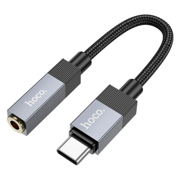Аудио-кабель HOCO UPA32C Clever digital audio converter Type-C to 3.5 (Черный)