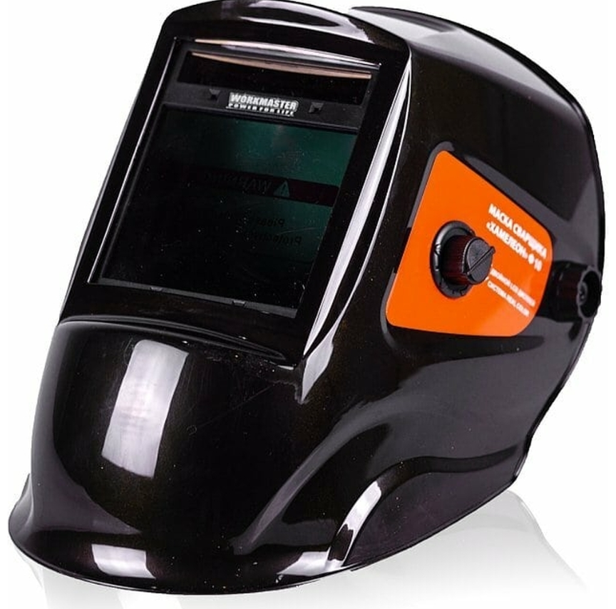 Маска сварщика "Хамелеон" WorkMaster Ф10 (Черный; Габариты 250х300х250 мм; Вес 1 кг)