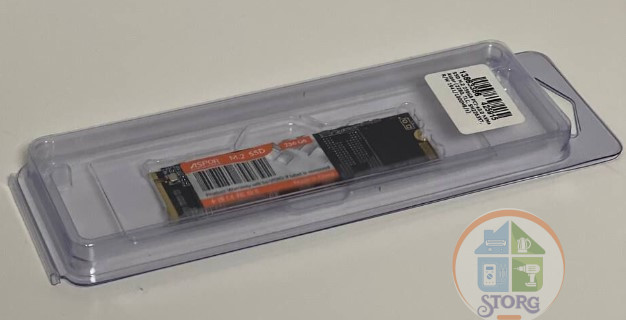 SSD M.2 256GB PCI-e3.0 NVMe Aspor (2280, TLC, SM2263XT, R/W 1941/1000MB/s, TBW 120)