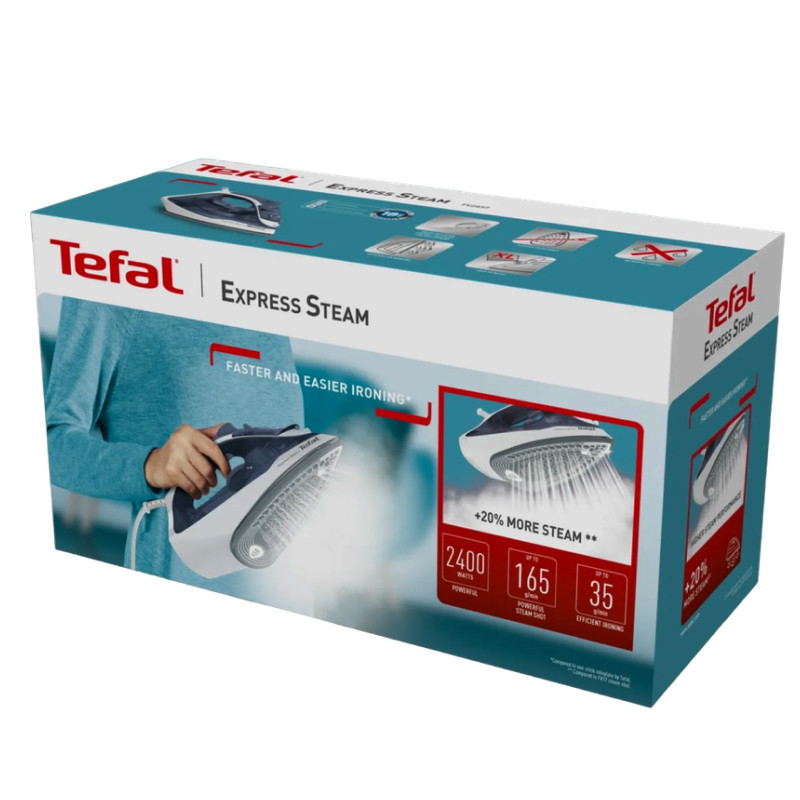 Утюг TEFAL FV2837E0 (Серый; Мощность 2400Вт; Керамическая подошва)