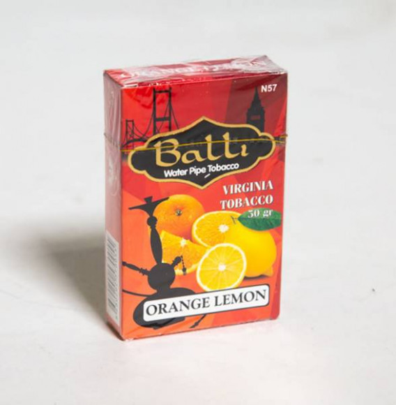 Табак Bali Orange Lemon №57 50 гр Апельсин, Лимон ( Турция )