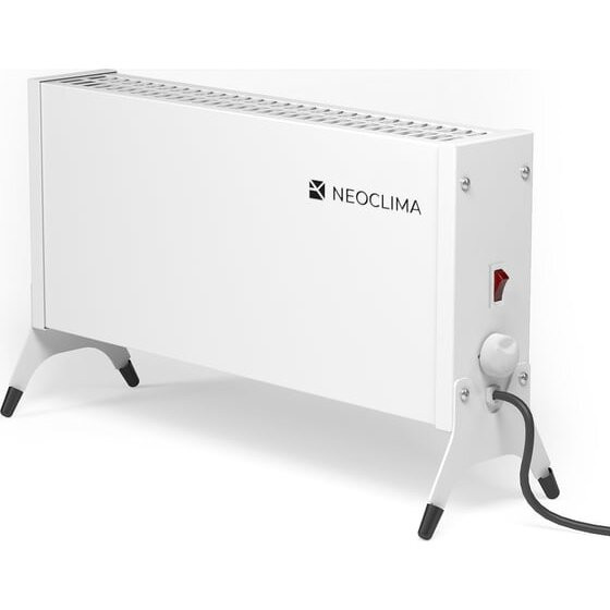 Конвектор электрический Neoclima Nano 1000W белый, 1000 Вт, 15 м2, термостат