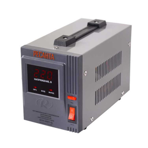 Стабилизатор напряжения релейный Ресанта АСН-1500/1-Ц 63/6/3, 1500 Вт, 140-260 В Стабилизатор напряжения релейный Ресанта АСН-1500/1-Ц 63/6/3, 1500 Вт, 140-260 В