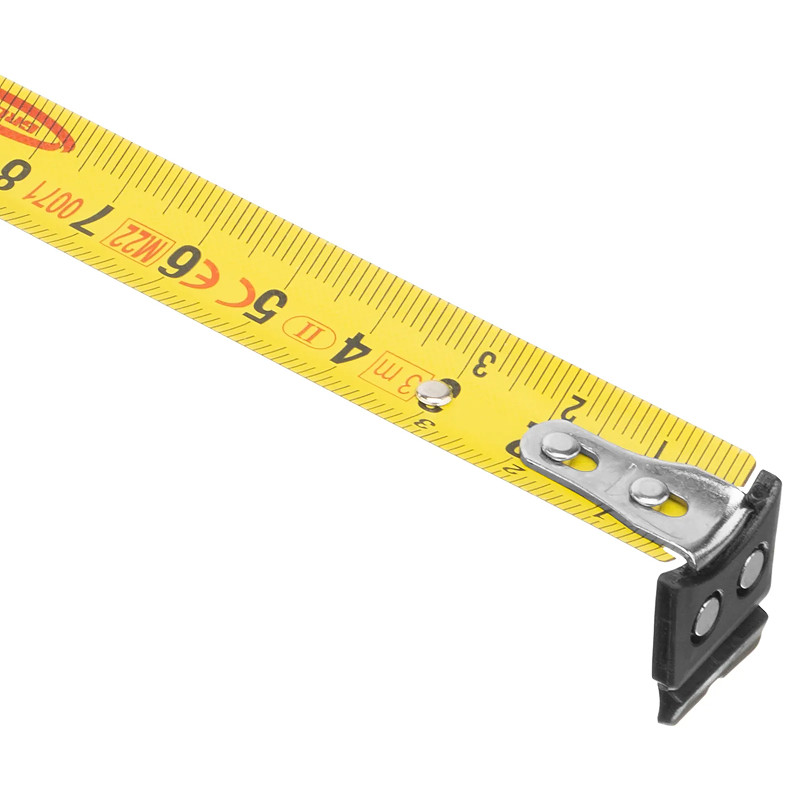 Рулетка Gross "Schlagfest", 3 м x 19 мм, магн. обрез зацеп, двухст. шкала, нейлон покр. автоматич.