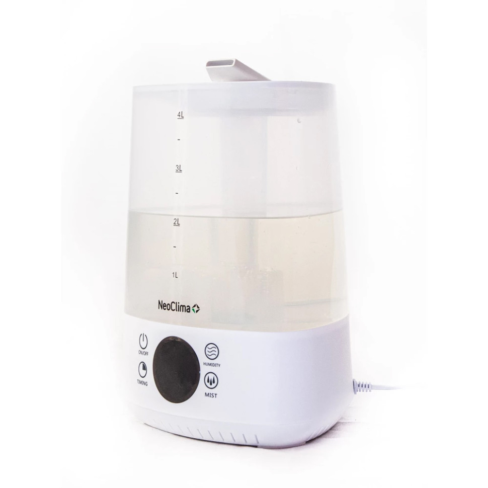 Увлажнитель воздуха Neoclima NHL-400E, Белый, 4л, мл/ч300, сенсорное управление
