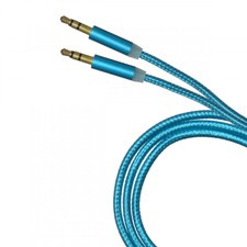 AUX Кабель HB DESHOVI NEW (blue)