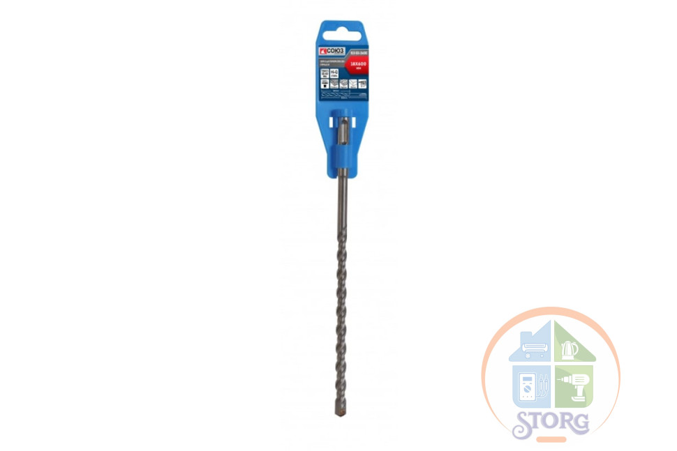 Бур SDS+ с твердосплавной напайкой, СПИРАЛЬ S4, Союз 9019-SDS-14x800C