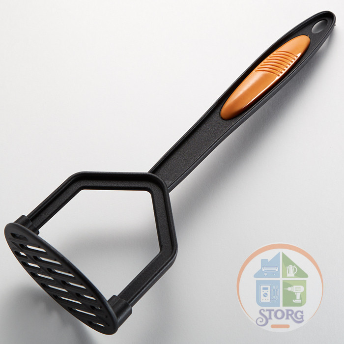 Пресс для картофеля "Comfort orange" BE-1654Y, 32см, черный с оранжевым (36) (144)