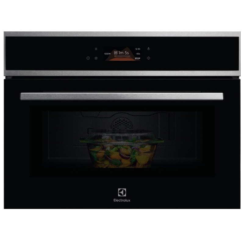 Встраиваемая микроволновая печь Electrolux EVM8E09X Черный/нерж.сталь, 44л, 1000Вт, 45,5х59,5х56,7