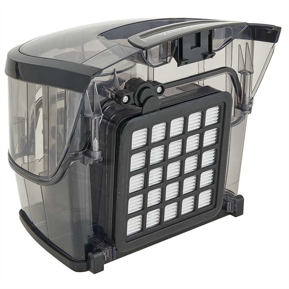 Пылесос DELTA LUX DL-0836 СУПЕР-ЦИКЛОН, Черный с бирюзовым, 2600Вт, регулир. мощности