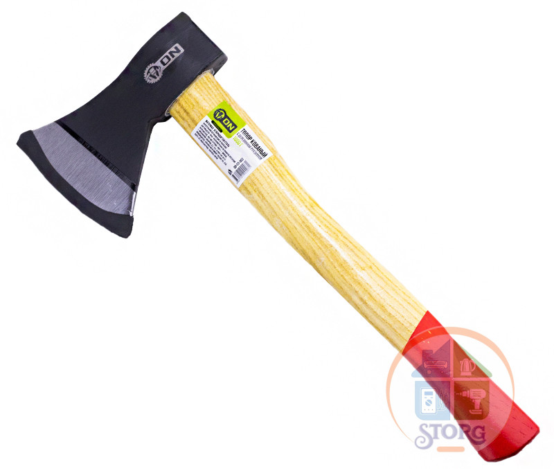 Топор кованый ON, с деревянной рукояткой, 1000 г Топор кованый ON, с деревянной рукояткой, 1000 г
