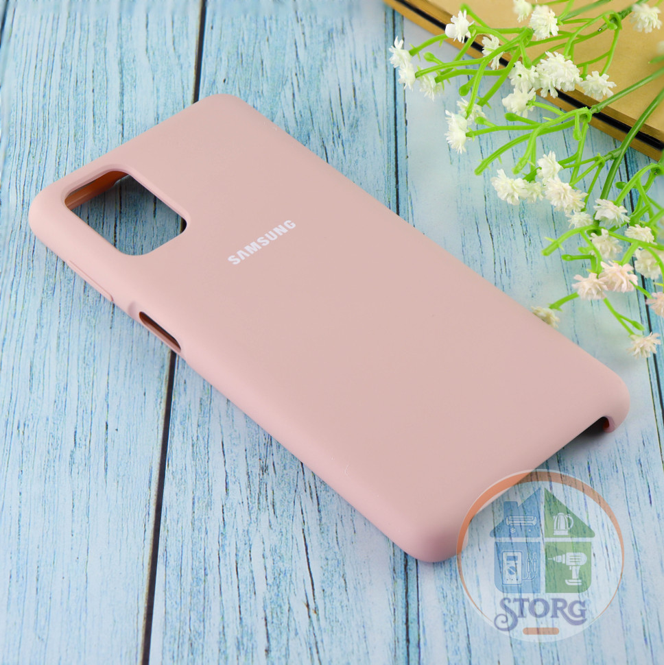 Чехол Silicone case для Samsung М31s 2020 Pink Sand(19)