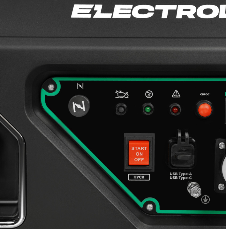 Генератор бензиновый инверторный Electrolite EL 9000iE (220В, 4-х такт, 8000-8500Вт, авт.работа 5,5ч, 4,7л/ч, бак 25л, вес- 67,4 кг.) Генератор бензиновый инверторный Electrolite EL 9000iE (220В, 4-х такт, 8000-8500Вт, авт.работа 5,5ч, 4,7л/ч, бак 25л, вес- 67,4 кг.)